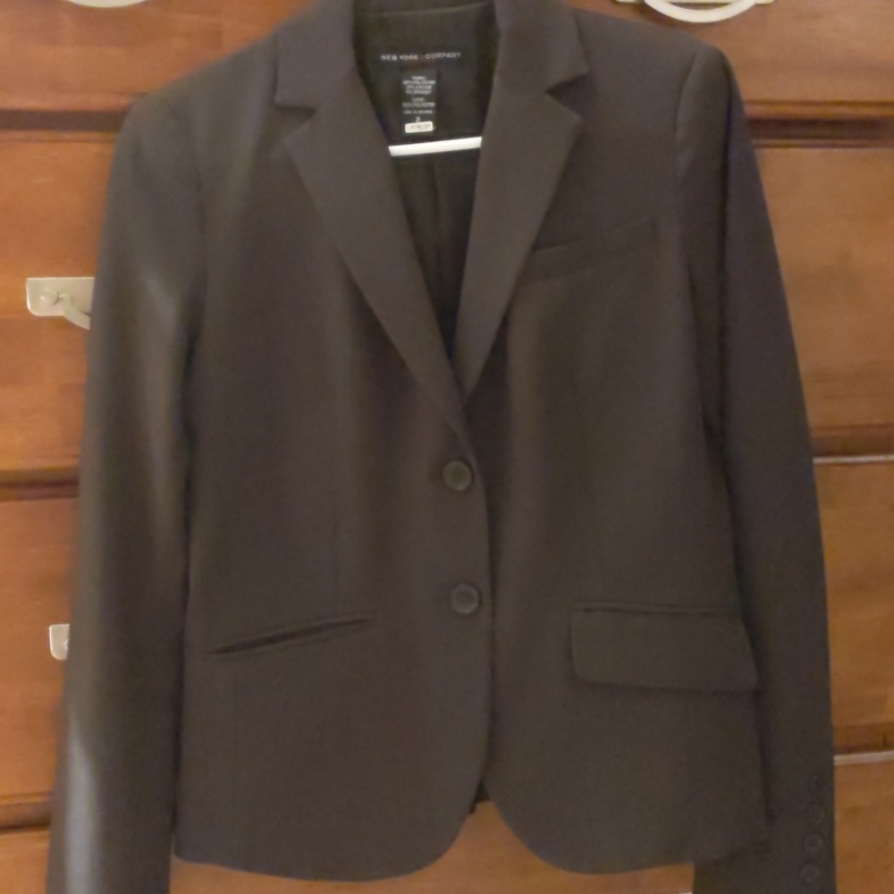 New York & Company Chocolate Brown Blazer EUC